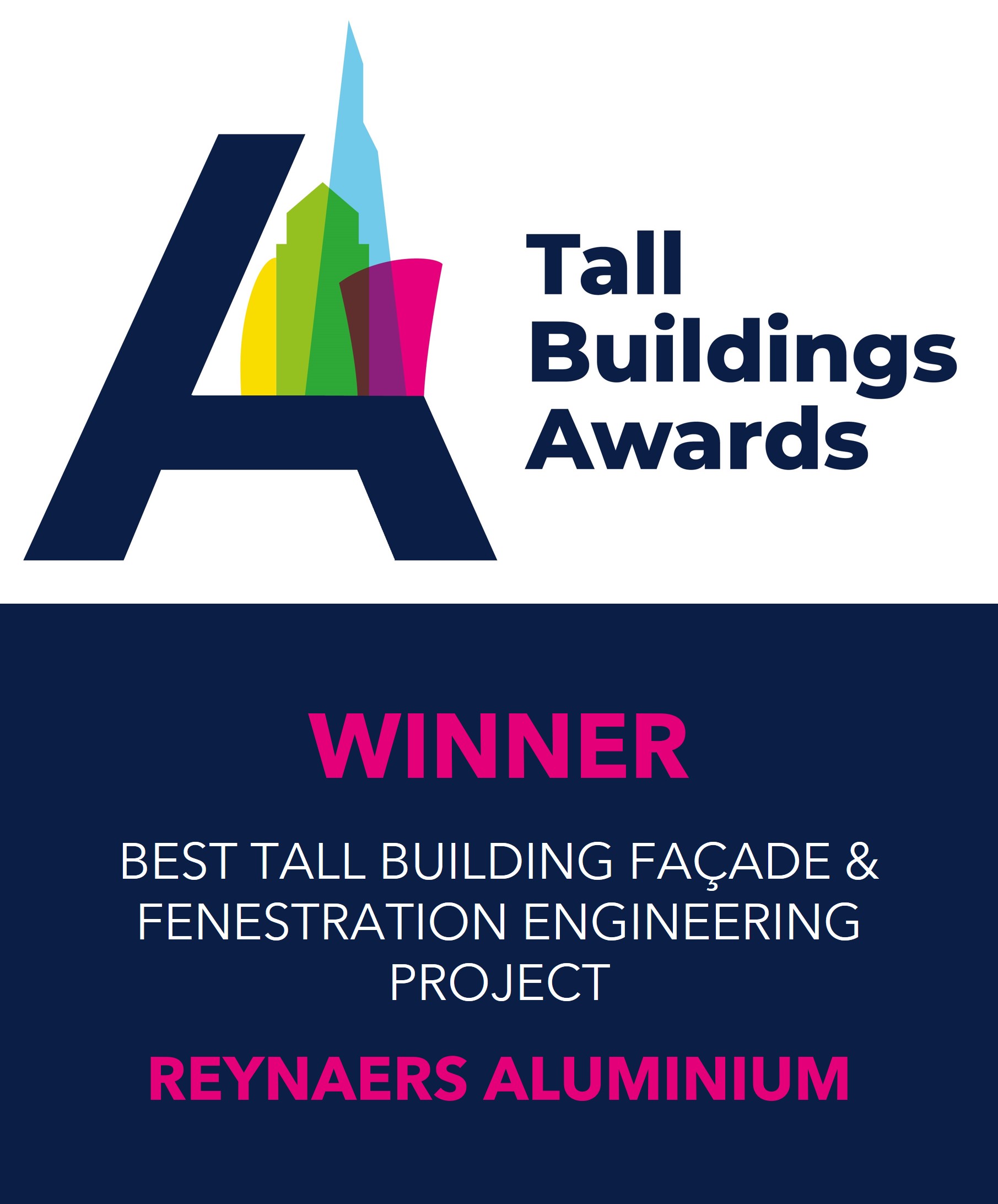 Reynaers Aluminium UK announced as winners at the Tall Building awards